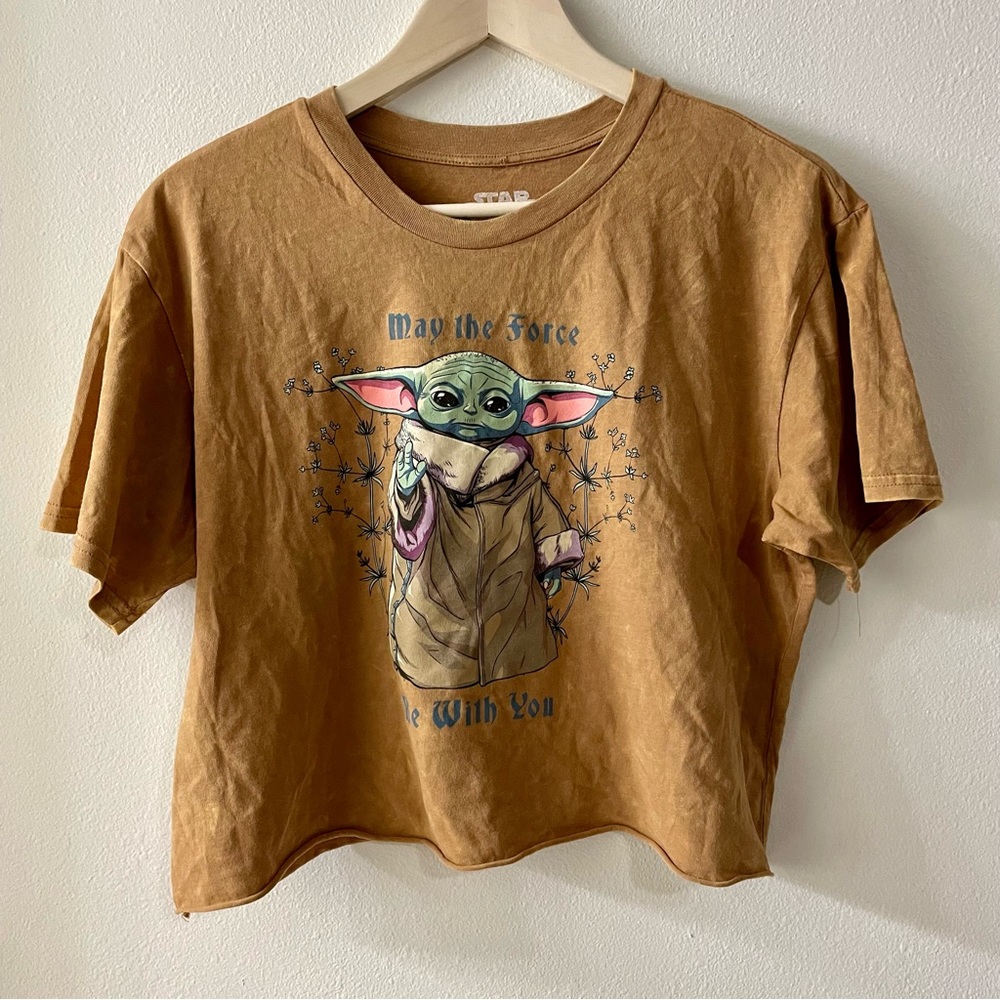 Star Wars Yoda Crop Top Gem